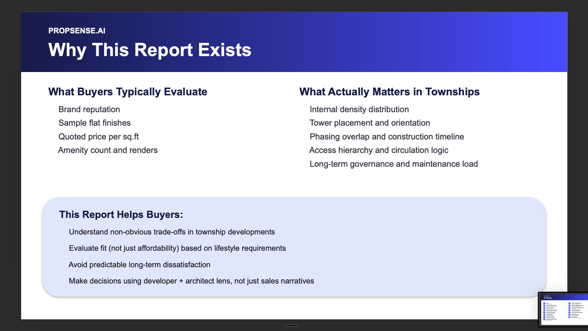Buyer Profiles & Trade-offs